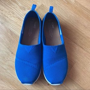 Toms kids youth knit alpargata espadrille